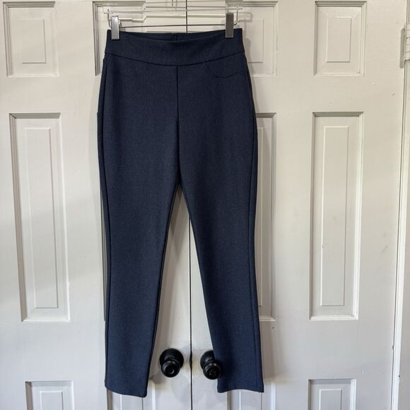 Honeylove EverReady Ponte Pant Medium Stormy Blue Casual Pull-On Slimming New - Picture 2 of 11